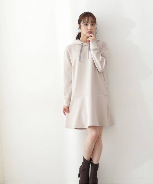 PROPORTION BODY DRESSING（プロポーションボディドレッシング）の「マーメイドカットワンピース / 1212240904（ワンピース・レディース・ダークグレー/ベージュ/ピンク・FREE）」の9枚目の写真