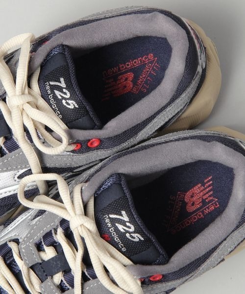 JEANASIS（ジーナシス）の「【New Balance】ML725/165923（スニーカー・レディース・ホワイト/ネイビー・MEDIUM/LARGE）」の11枚目の写真