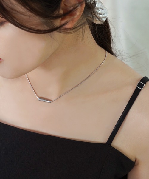IAMUSE（アイアミューズ）の「【IAMUSE】金属アレルギー対応 ドロップモチーフネックレス S0744（ネックレス・レディース・シルバー/ゴールド・FREE）」の20枚目の写真