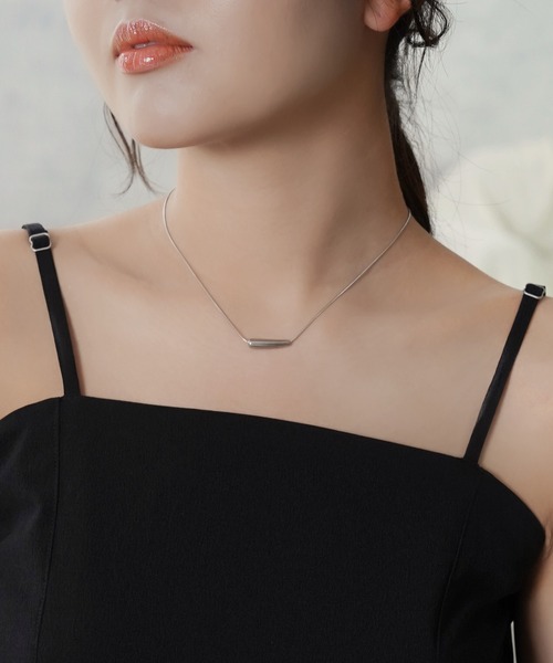 IAMUSE（アイアミューズ）の「【IAMUSE】金属アレルギー対応 ドロップモチーフネックレス S0744（ネックレス・レディース・シルバー/ゴールド・FREE）」の19枚目の写真