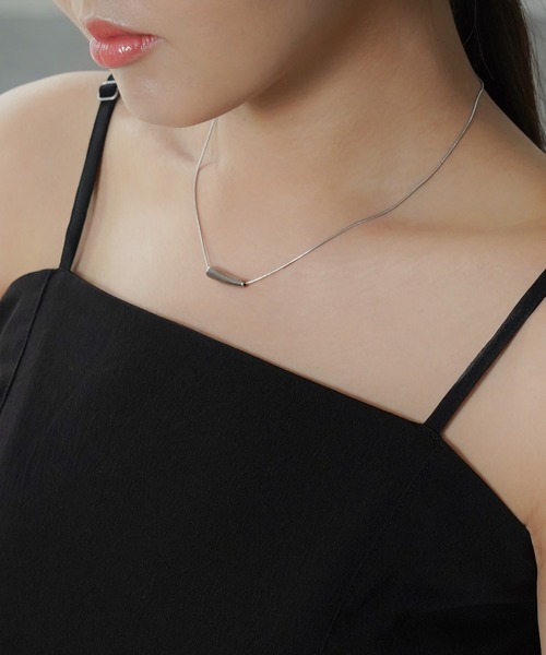 IAMUSE（アイアミューズ）の「【IAMUSE】金属アレルギー対応 ドロップモチーフネックレス S0744（ネックレス・レディース・シルバー/ゴールド・FREE）」の22枚目の写真