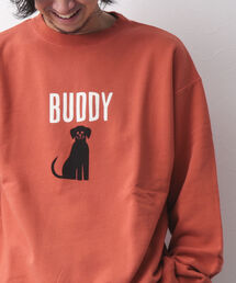 【Barns outfitters/バーンズアウトフィッターズ】別注MAX SW CREW “BUDDY” スウェット