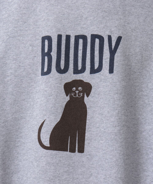BARNS OUTFITTERS（バーンズアウトフィッターズ）の「【Barns outfitters/バーンズアウトフィッターズ】別注MAX SW CREW “BUDDY” スウェット（スウェット・メンズ・ブラック/グレー/レッド・M/L/XL）」の20枚目の写真