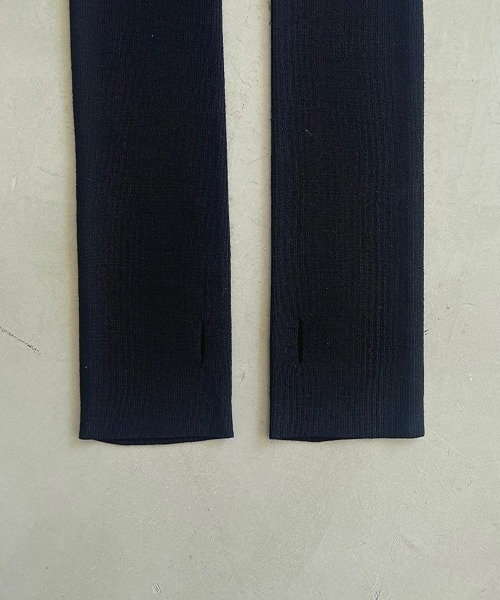 VACANCY（ヴァカンシー）の「アームウォーマー付きハーフスリーブニット（Tシャツ/カットソー・レディース・ホワイト/ブラック/ブルー・FREE）」の17枚目の写真