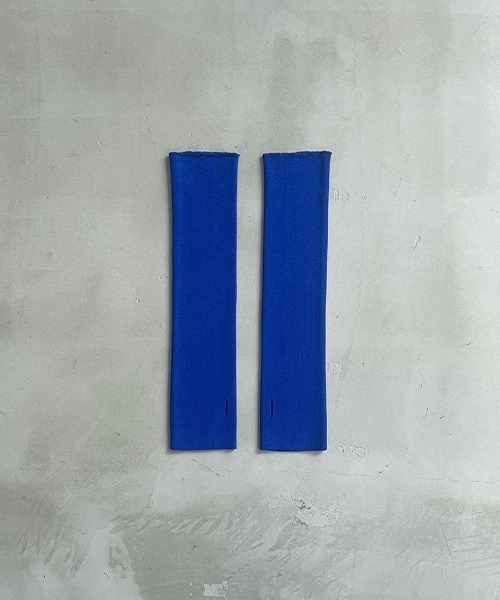 VACANCY（ヴァカンシー）の「アームウォーマー付きハーフスリーブニット（Tシャツ/カットソー・レディース・ホワイト/ブラック/ブルー・FREE）」の8枚目の写真