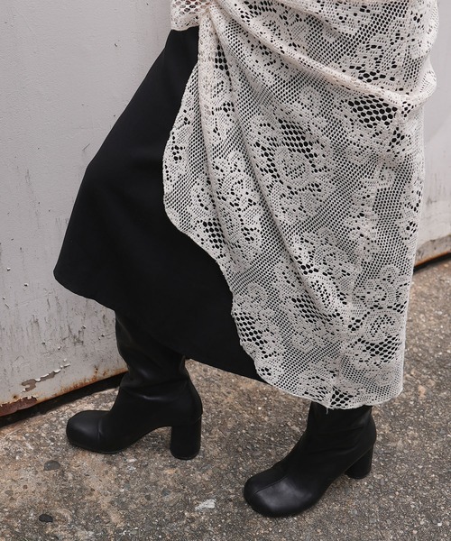 chuclla(チュクラ)の「サークルヒール ロングブーツ chs22a004(ブーツ・レディース・ブラック・38/40/39/37/36)」の19枚目の写真