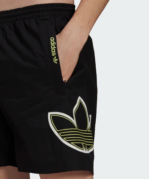 adidas(アディダス)の「アディダス SPRT スイムショーツ / ハーフパンツ / アディダスオリジナルス adidas Originals(水着・メンズ・ブラック・SMALL/MEDIUM/LARGE/X-LARGE/XX-LARGE/X-SMALL/XXX-LARGE)」の4枚目の写真