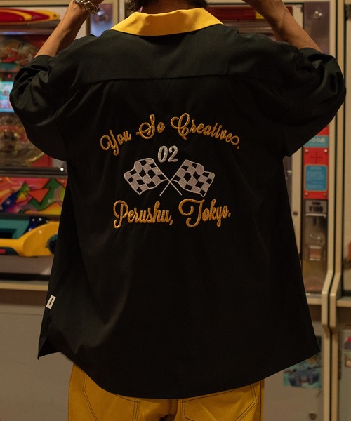 希少　新品　タグ付き　バーンズ ボーリングシャツ サイズL 希少 新品 タグ付き バーンズ ボーリングシャツ サイズL 希少 新品