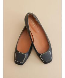 Te chichi | スクエアパーツフラットシューズ(パンプス)