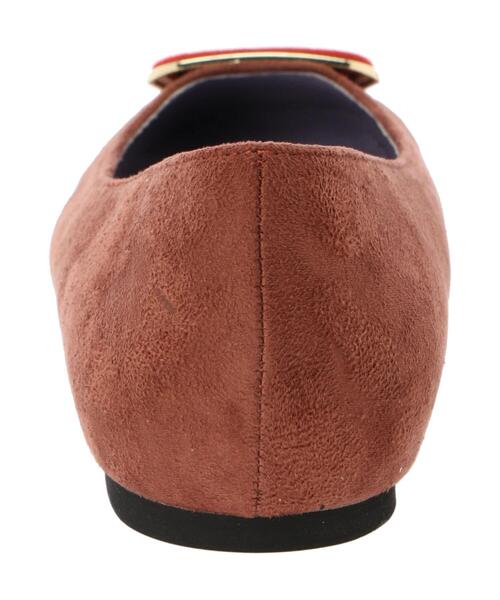 Te chichi（テチチ）の「スクエアパーツフラットシューズ（パンプス・レディース・ブラック/ブラウン/オレンジ・38/37）」の9枚目の写真