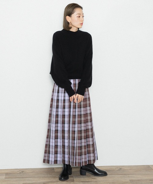 URBAN RESEARCH Sonny Label（アーバンリサーチサニーレーベル）の「チェックプリーツイージースカート3（スカート・レディース・オレンジ系その他/ブルー系その他/パープル系その他・FREE）」の11枚目の写真