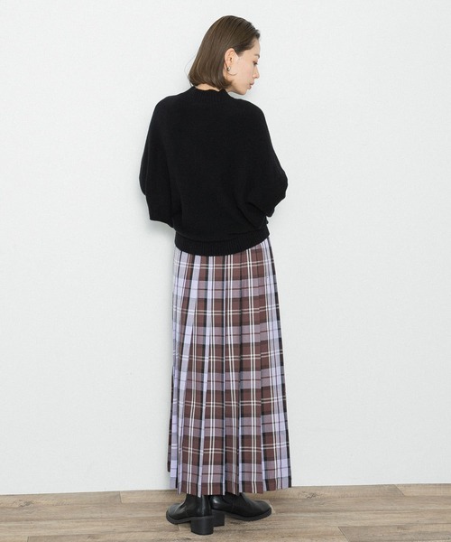 URBAN RESEARCH Sonny Label（アーバンリサーチサニーレーベル）の「チェックプリーツイージースカート3（スカート・レディース・オレンジ系その他/ブルー系その他/パープル系その他・FREE）」の12枚目の写真