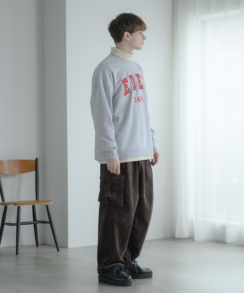 EDDEN ELLEN（エデンエレン）の「【EDDEN ELLEN】ロゴ刺繍スウェット（スウェット・メンズ・グレー/サックスブルー/イエロー/グリーン・SMALL/MEDIUM/LARGE/X-SMALL）」の12枚目の写真