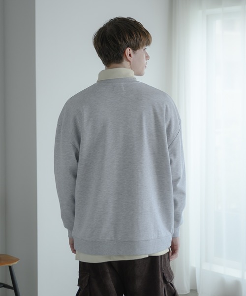 EDDEN ELLEN（エデンエレン）の「【EDDEN ELLEN】ロゴ刺繍スウェット（スウェット・メンズ・グレー/サックスブルー/イエロー/グリーン・SMALL/MEDIUM/LARGE/X-SMALL）」の9枚目の写真