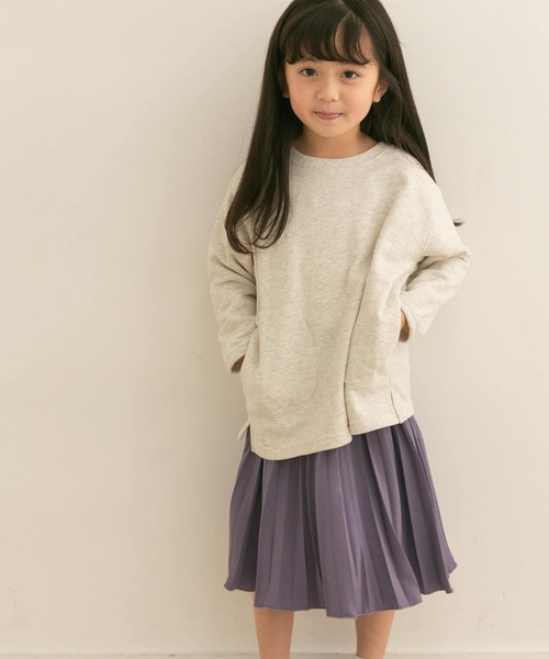 URBAN RESEARCH DOORS（アーバンリサーチドアーズ）の「ポケット付き裏毛スウェット(KIDS)（スウェット・キッズ・ブルー/オートミール・120/105/135）」の8枚目の写真