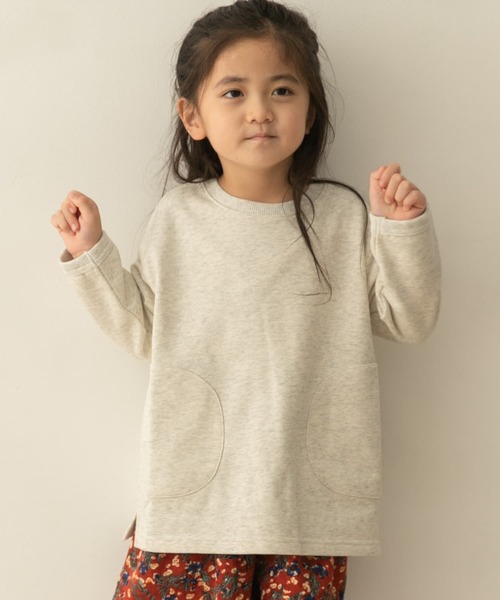 URBAN RESEARCH DOORS（アーバンリサーチドアーズ）の「ポケット付き裏毛スウェット(KIDS)（スウェット・キッズ・ブルー/オートミール・120/105/135）」の3枚目の写真