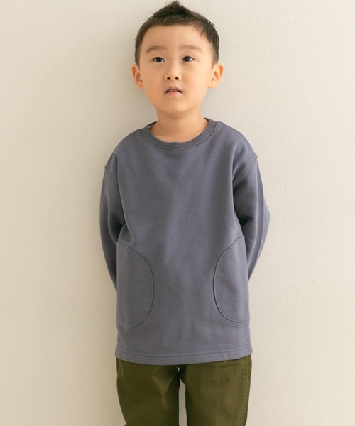 URBAN RESEARCH DOORS（アーバンリサーチドアーズ）の「ポケット付き裏毛スウェット(KIDS)（スウェット・キッズ・ブルー/オートミール・120/105/135）」の19枚目の写真