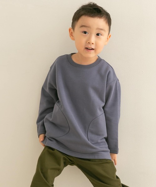 URBAN RESEARCH DOORS（アーバンリサーチドアーズ）の「ポケット付き裏毛スウェット(KIDS)（スウェット・キッズ・ブルー/オートミール・120/105/135）」の22枚目の写真