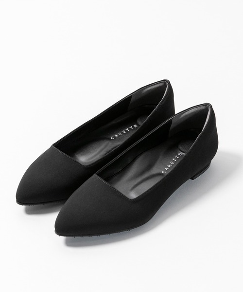 CARETTE(カレット)の「フラットヒールの布製フォーマルパンプス【Sサイズ 22.5CM】【喪服用】(パンプス・レディース・ブラック・22.5cm)」の11枚目の写真