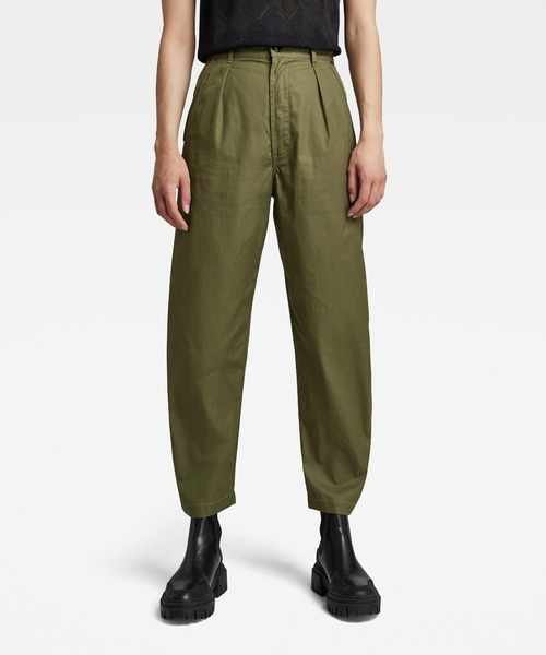 G-Star Chino Boxer A Vita Alta Con Pieghe Per Donna - Vestibilità Comoda E Look Originale