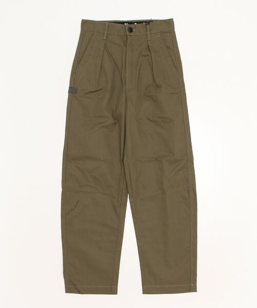 G-STAR(ジースター)の「PLEATED HIGH WAIST CHINO/ハイウエストチノ(チノパンツ・レディース・ブラック系その他/ダークオリーブ・27inch/26inch/25inch/24inch)」の16枚目の写真