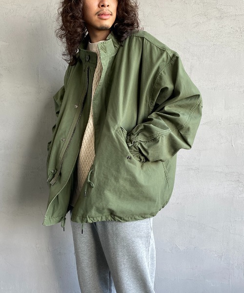 JEANS FACTORY Clothes（ジーンズファクトリークローズ）の「【men's FUDGE 3月号掲載】[Jeans Factory Clothes/ジーンズファクトリークローズ] 3IN1 ショートM-65ミリタリージャケット（ミリタリージャケット・レディース・オフホワイト/ブラック/オリーブ・S/M/L）」の21枚目の写真