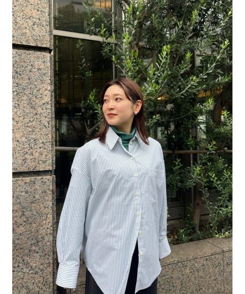 MOUSSY（マウジー）の「LONG SLEEVE JERSEY トップス（Tシャツ/カットソー・レディース・オフホワイト/ブルー/グリーン/ライトイエロー・FREE）」の17枚目の写真