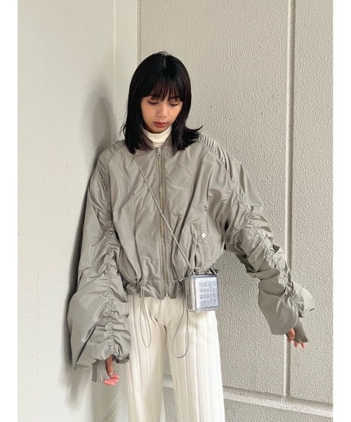 MOUSSY（マウジー）の「LONG SLEEVE JERSEY トップス（Tシャツ/カットソー・レディース・オフホワイト/ブルー/グリーン/ライトイエロー・FREE）」の22枚目の写真