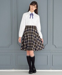 pom ponette junior（ポンポネットジュニア）の「＊チェックフレアスカート（スーツスカート・キッズ）」