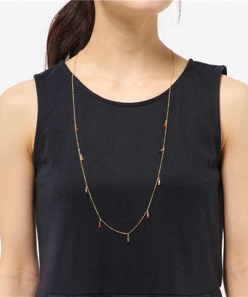 BEAUTY&YOUTH UNITED ARROWS（ビューティーアンドユースユナイテッドアローズ）の「BYSFN マルチカラー ミニタッセル ロングネックレス◆（ネックレス・レディース・その他1・フリー）」の5枚目の写真