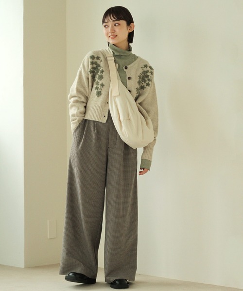 Crisp（クリスプ）の「チェックタックパンツ（その他パンツ・レディース・ブラウン/ベージュ・FREE）」の22枚目の写真