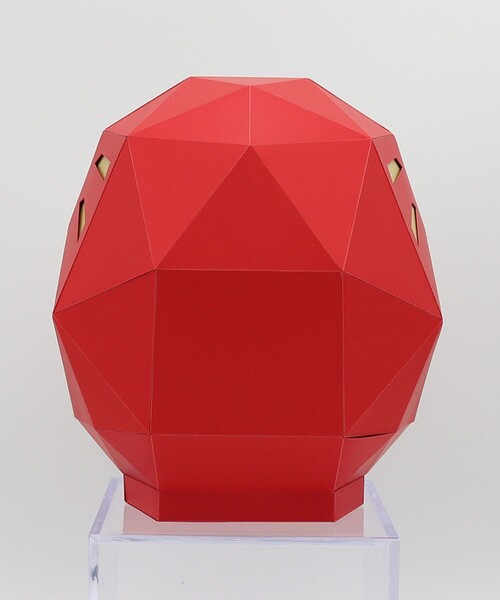 bog craft（ボグクラフト）の「bog craft / KAKU KAKU 福 だるま 中（インテリア雑貨・レディース・レッド/ゴールド・ONE SIZE）」の5枚目の写真