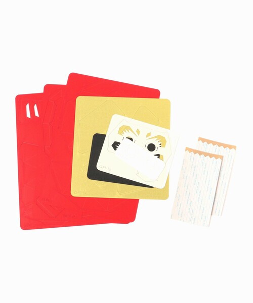 bog craft（ボグクラフト）の「bog craft / KAKU KAKU 福 だるま 中（インテリア雑貨・レディース・レッド/ゴールド・ONE SIZE）」の8枚目の写真