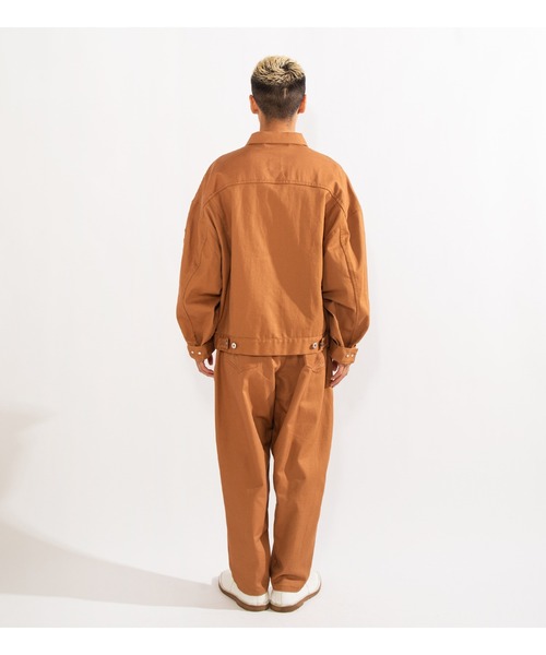 APPLEBUM(アップルバム)の「Loose Color Jacket(デニムジャケット・メンズ・ライトブルー/ブラウン/ブラック・LARGE/X-LARGE/MEDIUM)」の18枚目の写真