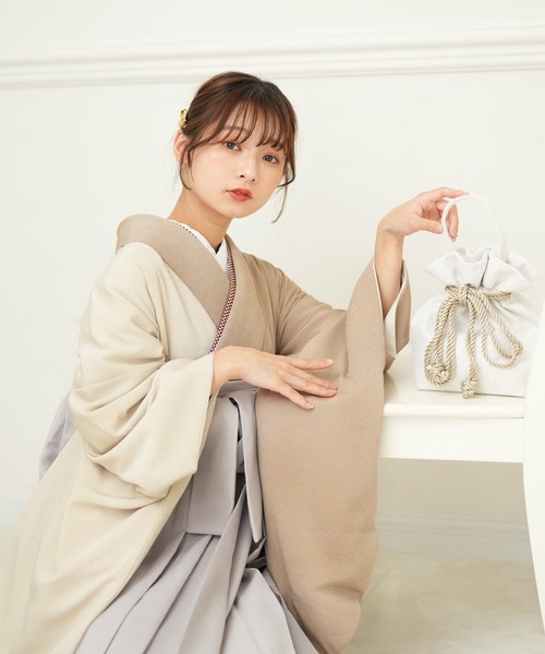 utatane（ウタタネ）の「袴セット utatane ちりめん（着物）」 - WEAR