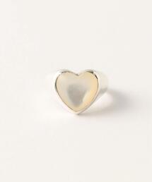 ＜ANNIKA INEZ＞HEART RING SMALL MOHTER OF PEARL/リング