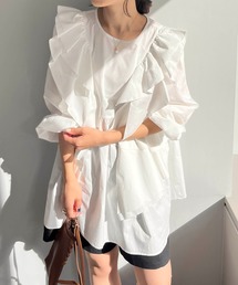 CAPRICIEUX LE'MAGE | フリルAラインシャツ(シャツ/ブラウス)