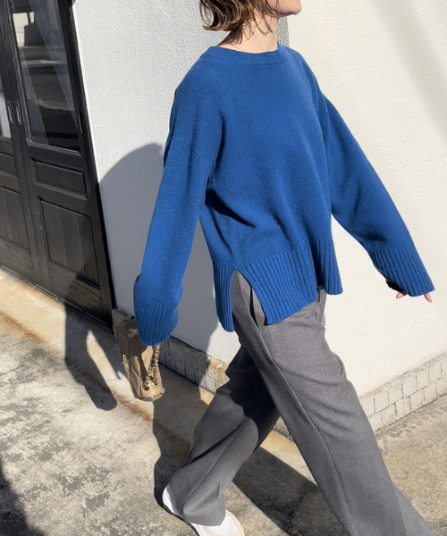 Spick & Span（スピックアンドスパン）の「ウールカシミヤクルーネック