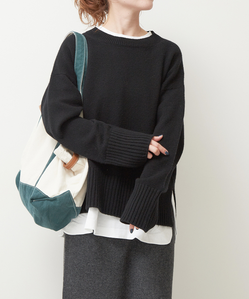 Spick & Span（スピックアンドスパン）の「ウールカシミヤクルーネック