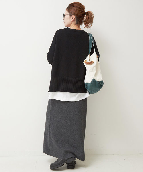 Spick & Span（スピックアンドスパン）の「ウールカシミヤクルーネック