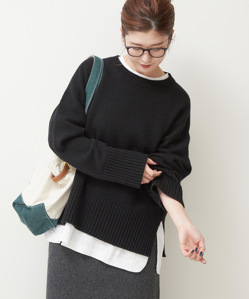 Spick & Span（スピックアンドスパン）の「ウールカシミヤクルーネック