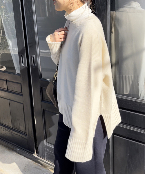 Spick & Span（スピックアンドスパン）の「ウールカシミヤクルーネック