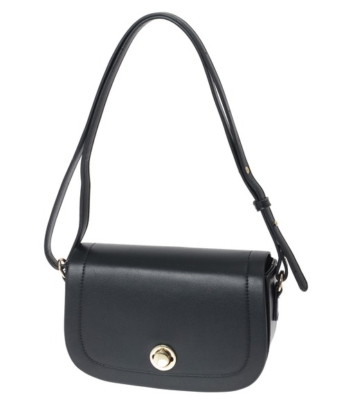 Edit Sheen（エディットシーン）の「シンプルフラップラウンドショルダー（ショルダーバッグ・レディース・ブラック/キャメル・FREE）」の13枚目の写真