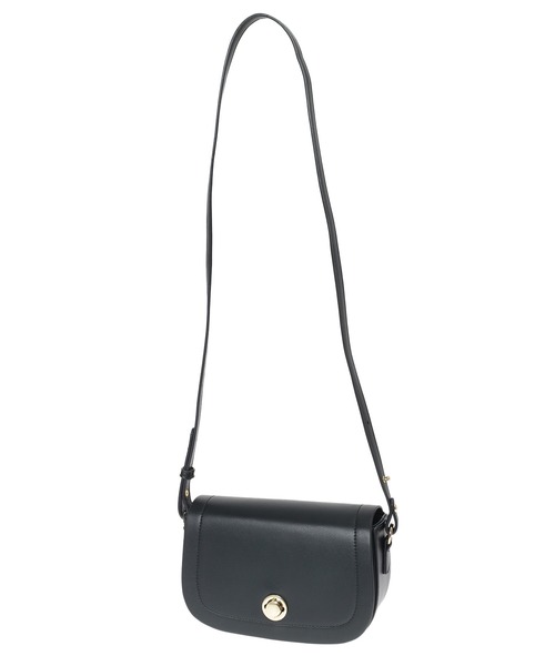 Edit Sheen（エディットシーン）の「シンプルフラップラウンドショルダー（ショルダーバッグ・レディース・ブラック/キャメル・FREE）」の9枚目の写真