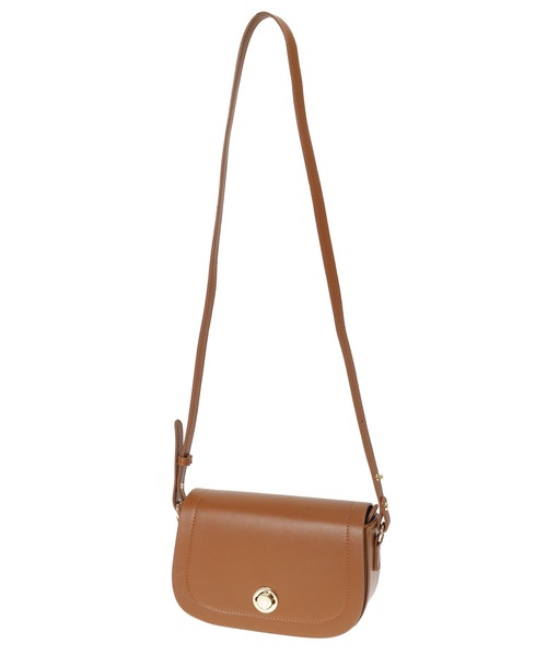 Edit Sheen（エディットシーン）の「シンプルフラップラウンドショルダー（ショルダーバッグ・レディース・ブラック/キャメル・FREE）」の18枚目の写真