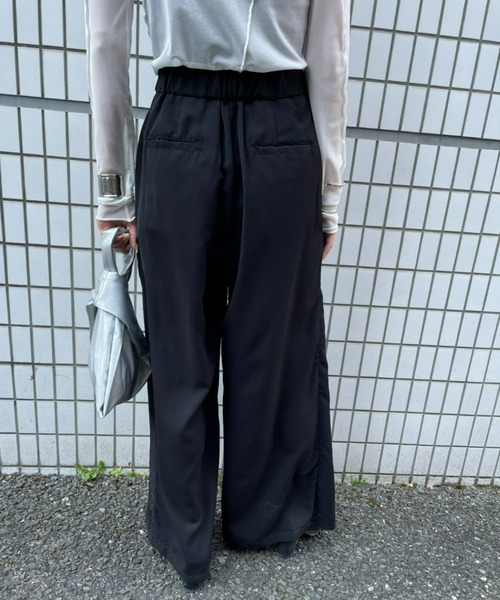 diagramラップパンツ セール】ミックスファブリックレイヤードラップパンツ（その他