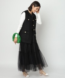 CADUNE カデュネ【美品】ハートスカート38黒 新品 CADUNE カデュネ ハートスカート