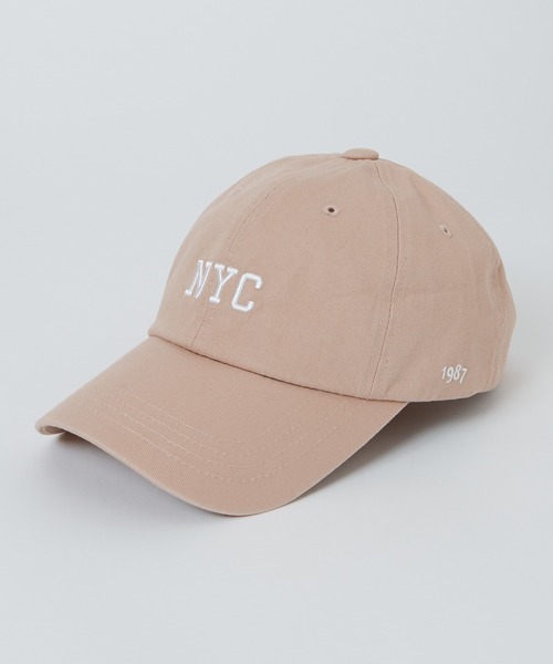 improves（インプローブス）の「NYC 刺しゅう キャップ（キャップ・メンズ・ベージュ/ホワイト/レッド/パープル/ネイビー/ブラック・FREE）」の3枚目の写真