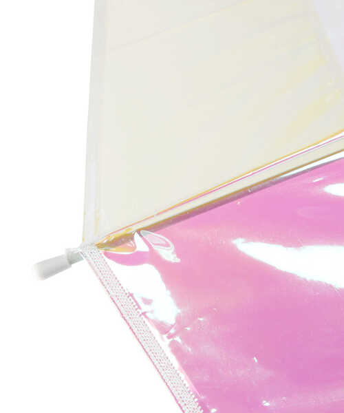 NATURAL BEAUTY BASIC（ナチュラルビューティーベーシック）の「バードケージオーロラアンブレラ（長傘・レディース・オフホワイト・ﾌﾘ-）」の7枚目の写真