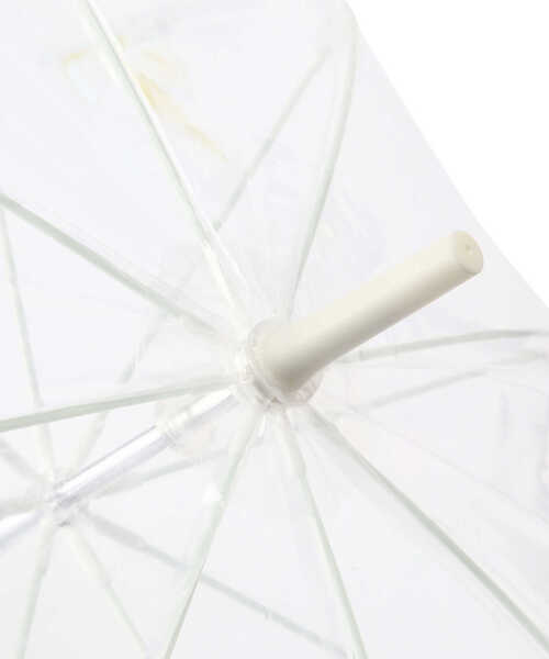 NATURAL BEAUTY BASIC（ナチュラルビューティーベーシック）の「バードケージオーロラアンブレラ（長傘・レディース・オフホワイト・ﾌﾘ-）」の6枚目の写真